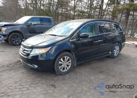 2014 Honda Odyssey Ex-L z USA, uszkodzony, nr VIN 5FNRL5H60EB021136